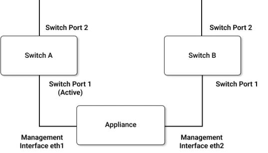 LAG in Active/Backup Mode on Appliance Management Ports